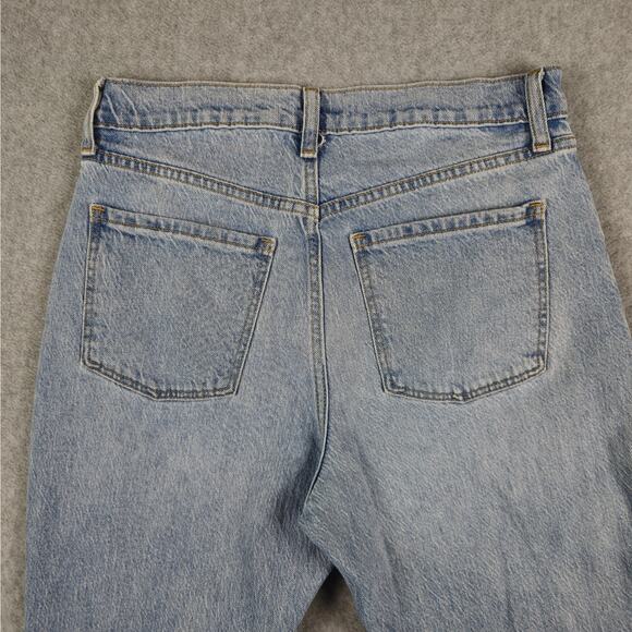 Old Navy Jeans Womens Size 4 High Rise Slouchy Straight Button Fly 29" Waist - Picture 6 of 16